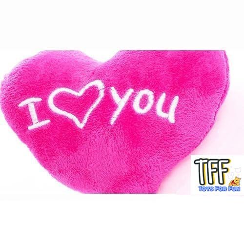 I Love You Balloon Heart Teddy Bear for Valentine Day Gift of Girl - 20 cm (Pink)