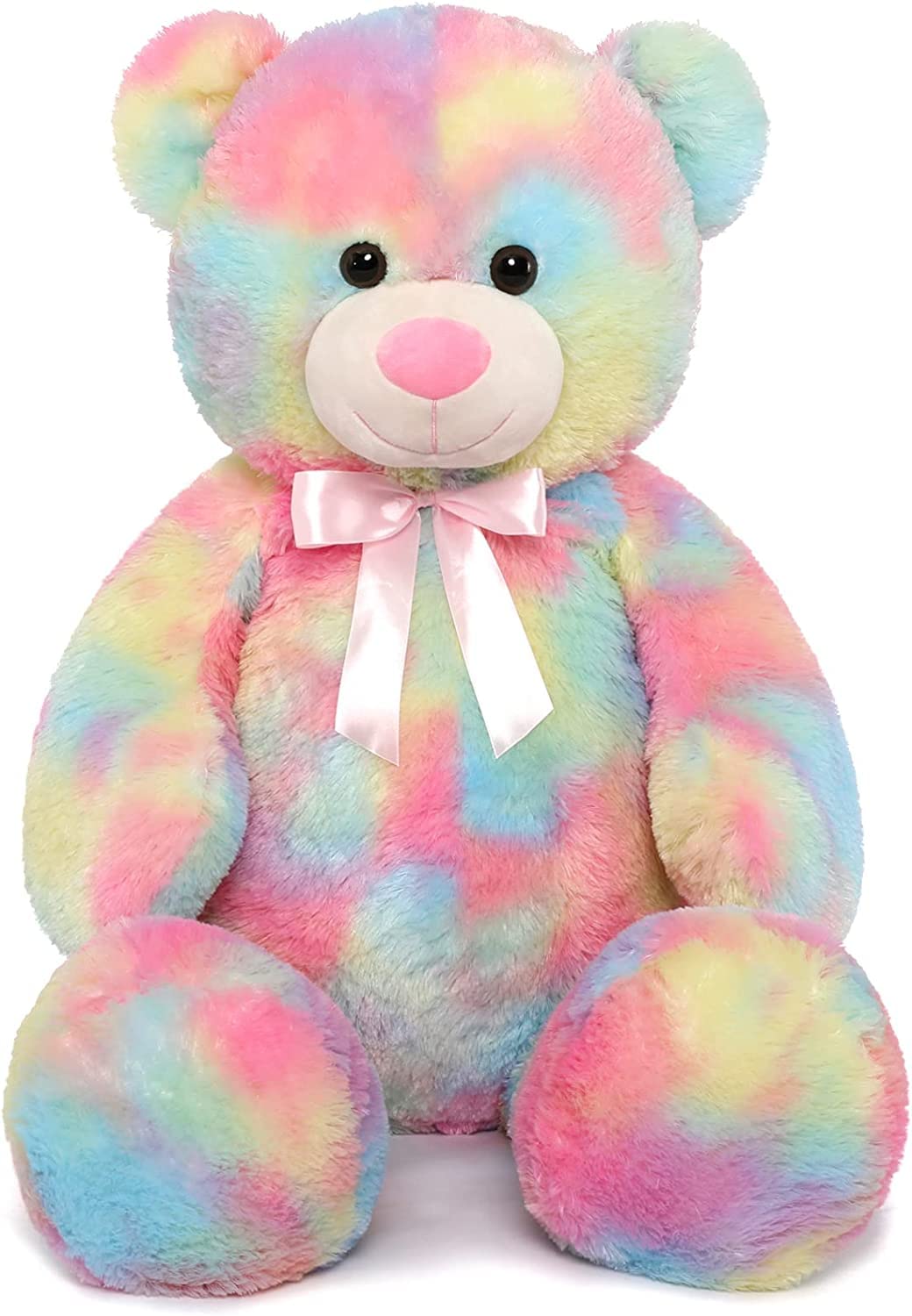 Teddy Bear Giant Stuffed Plush Rainbow Purple Soft Gifts for Valentine Day