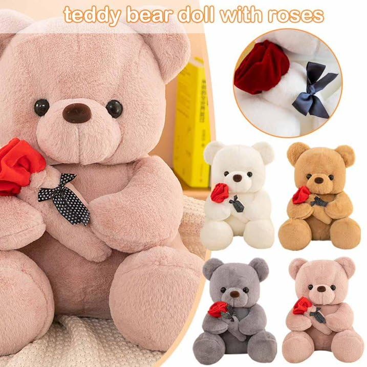 Soft Toy Teddy Bear for Girl Plush Stuffed 13 inches