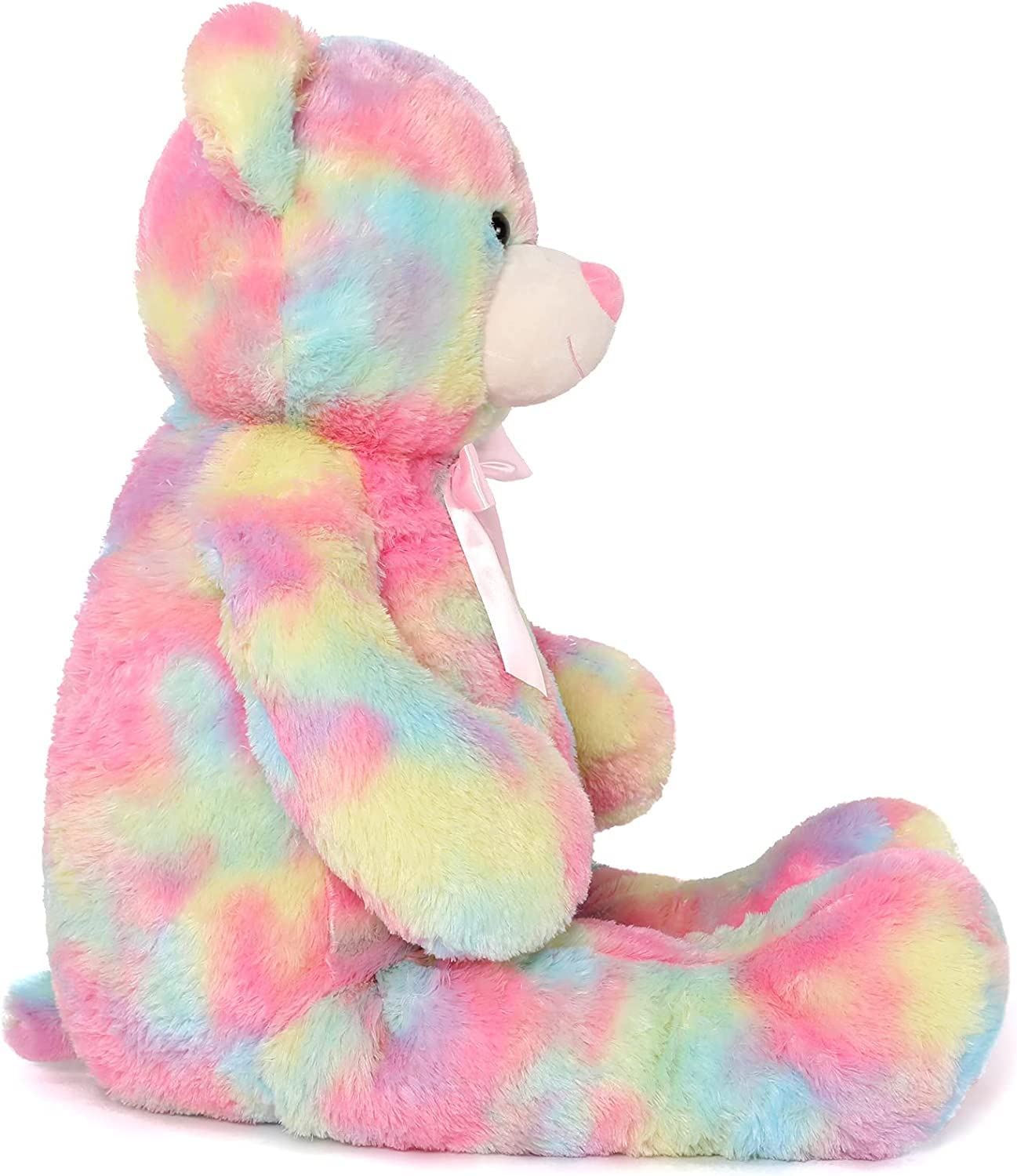 Teddy Bear Giant Stuffed Plush Rainbow Purple Soft Gifts for Valentine Day